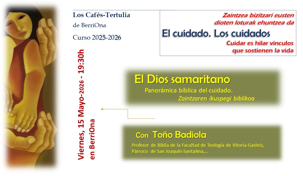 imagen Nuevo CaféTertulia: El Dios samaritano
